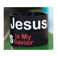 Silikonarmband - Jesus is my savior