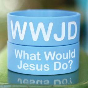 Silikonarmband - WWJD